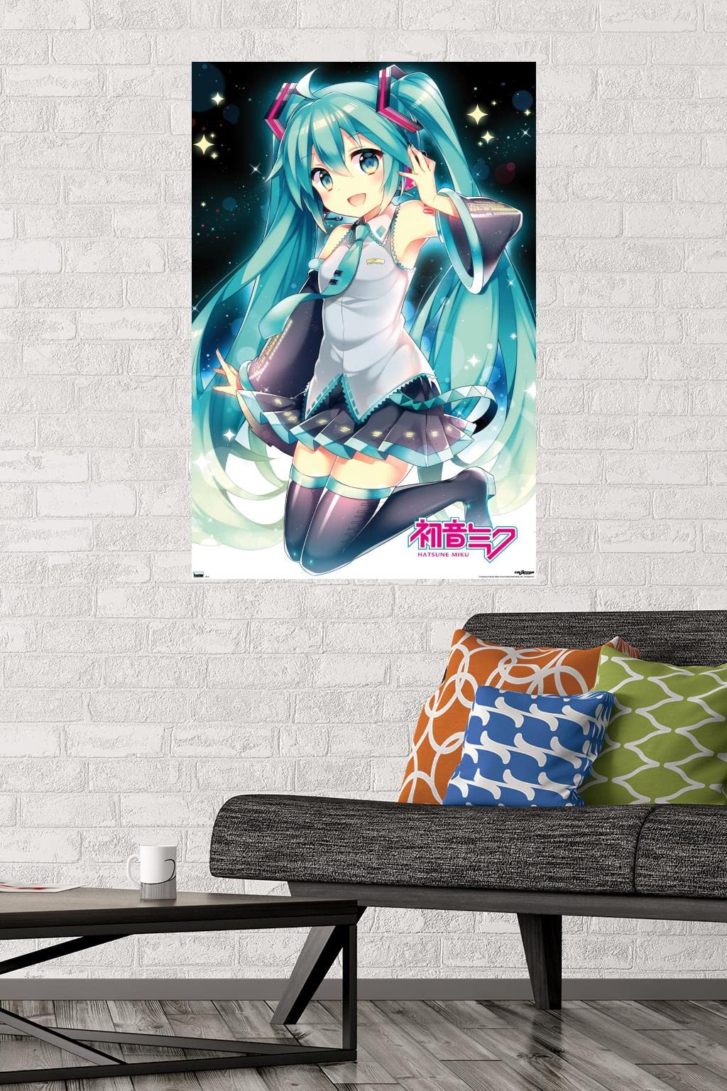 mikuページ Amazon.com: Hatsune Miku - Smile Wall Poster, 34L